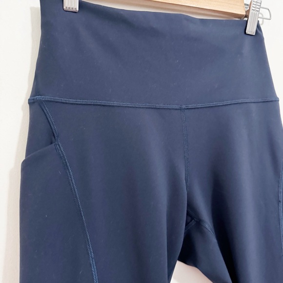Lululemon Wunder Train High-Rise Tight with Pockets 25" Navy Blue Size 8 - Picture 4 of 11